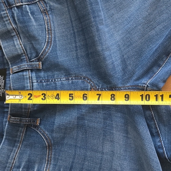 Judy Blue Jeans Womens 11/30 Mid Rise Pull On Boyfriend Fit Distressed Pants - Picture 10 of 10